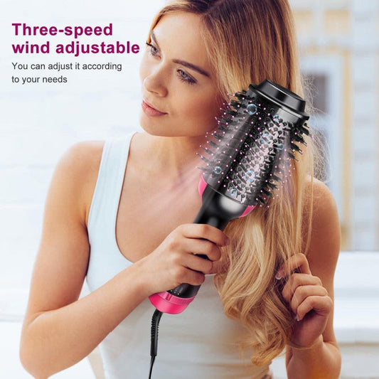 3-in-1 Hair Straightener & Dryer, Volumizer & Curls